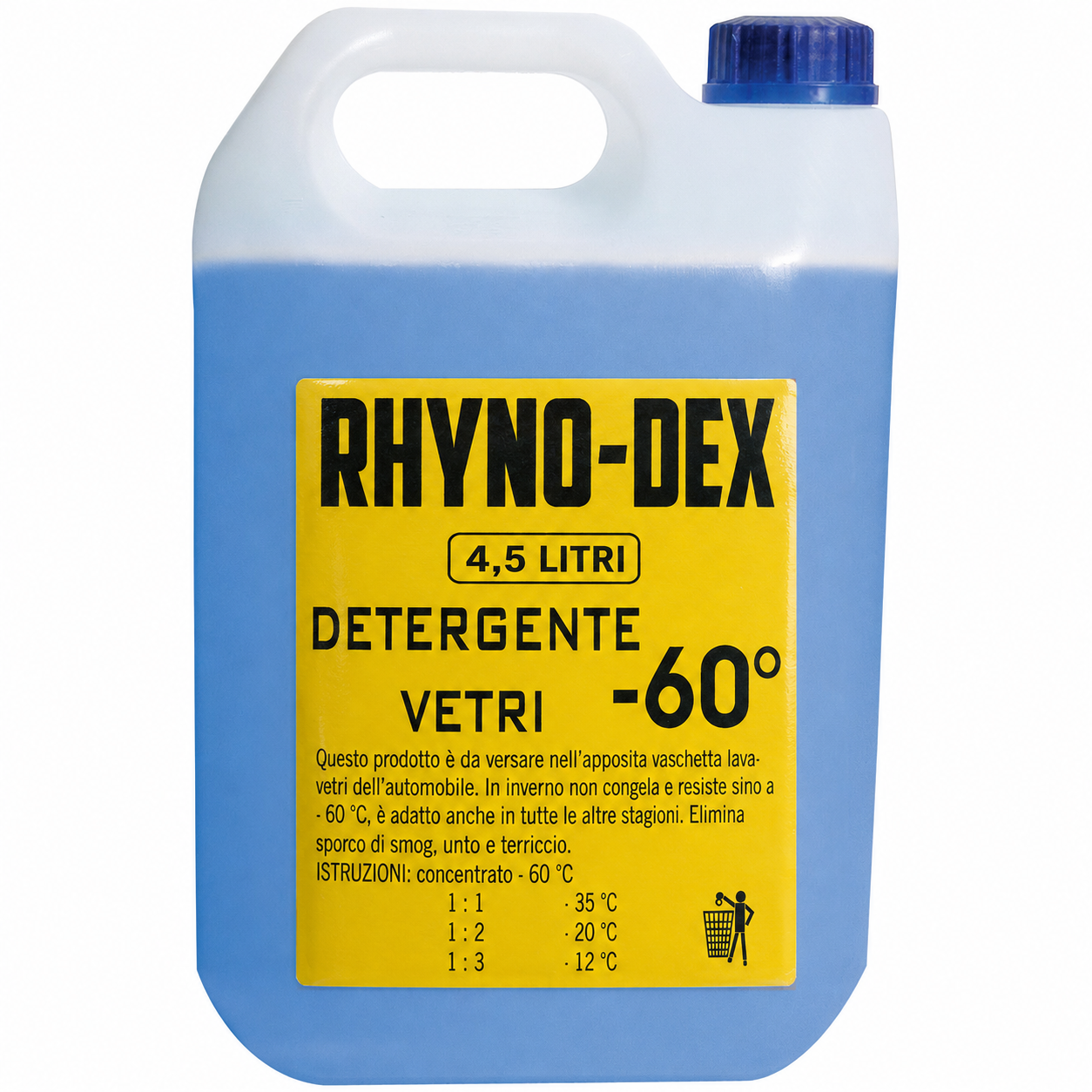 RHYNO-DEX Detergente lavavetri invernale -60 °C – 4,5 L