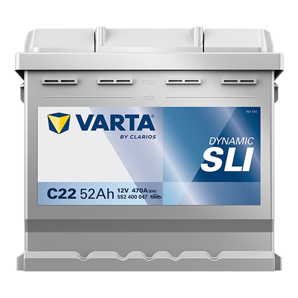 Batteria VARTA C22 52Ah 470 A
