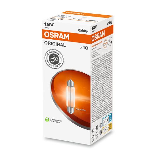 Lampadina OSRAM siluro 12 V 10 W 11x43 mm – 6411