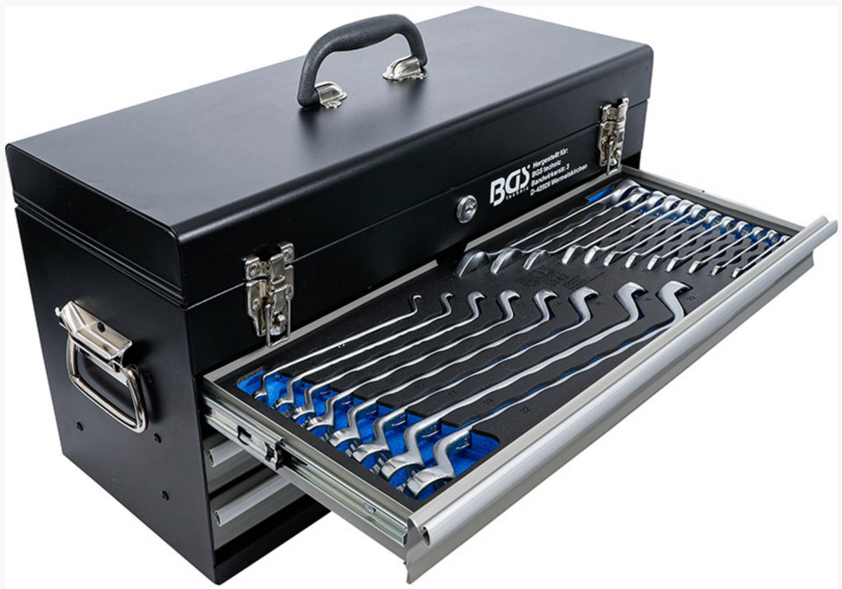 Cassetto BGS 3318 con set di chiavi combinate
