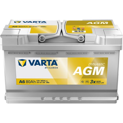 Batteria VARTA A6 80Ah 800A EN