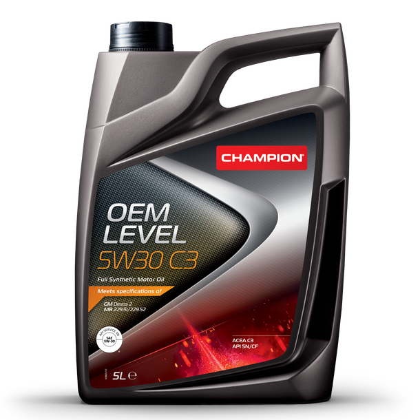 CHAMPION OEM LEVEL 5W30 C3 – 5 L CHAMPION confezione da 5 L