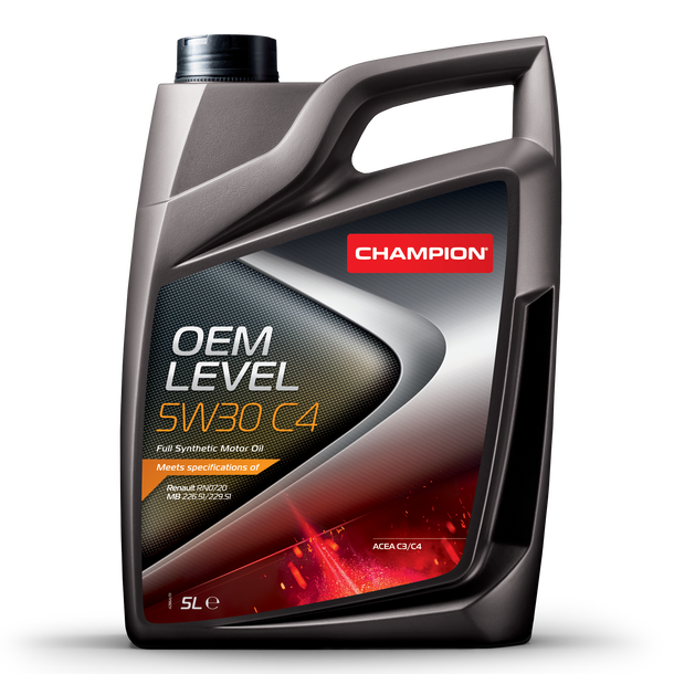 CHAMPION OEM LEVEL 5W30 C4 – 1 L CHAMPION confezione da 1 L