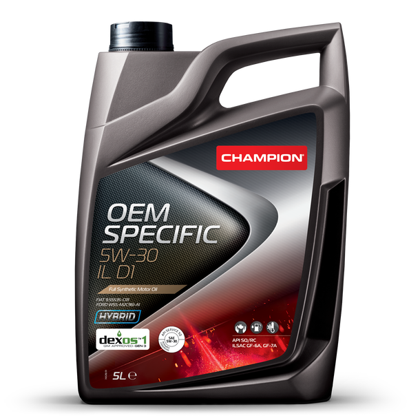 CHAMPION OEM SPECIFIC 5W-30 IL D1 – 5 L CHAMPION confezione da 5 L