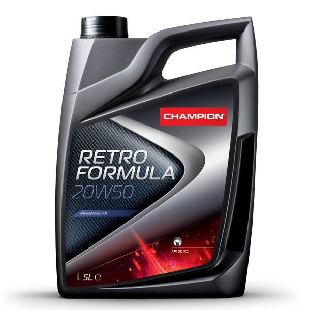 CHAMPION RETRO FORMULA 20W50 – 5 L CHAMPION confezione da 5 L