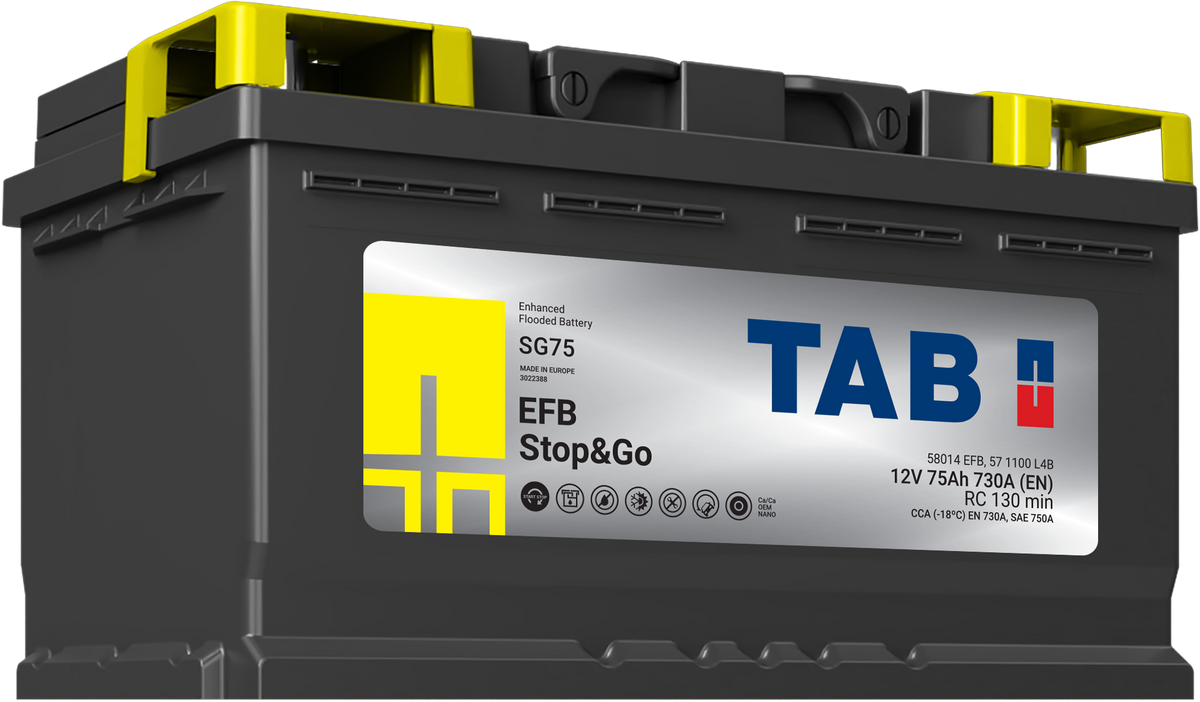 Batteria TAB SG75 75Ah 730A EN