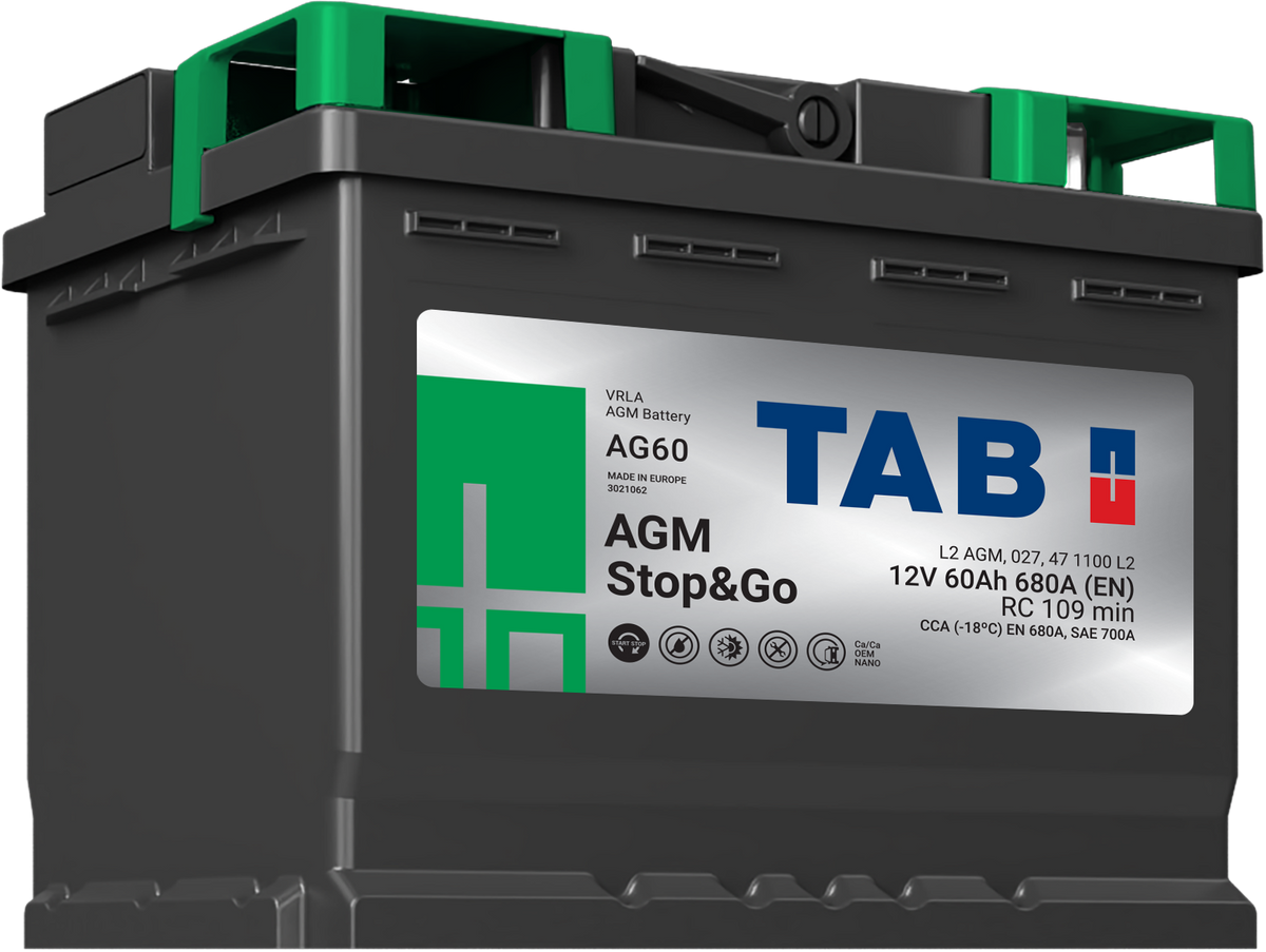 Batteria TAB AG60 60Ah 680A EN