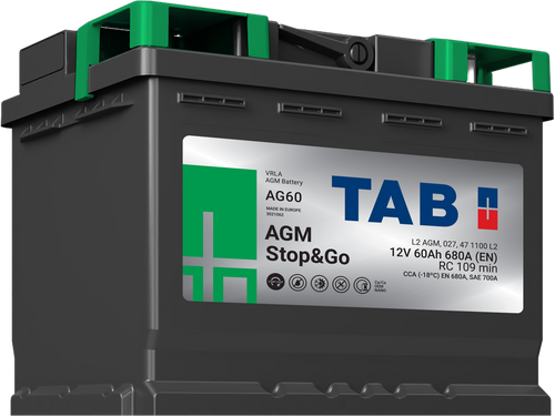 Batteria TAB AG60 60Ah 680A EN