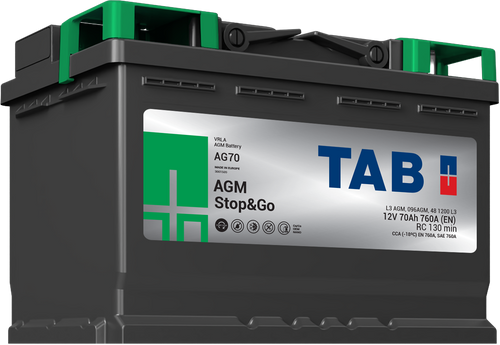 Batteria TAB AG70 70Ah 760A EN