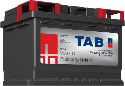 Batteria TAB M62 55Ah 500A EN